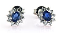 Orecchini L'Indiana Donna in Oro bianco Zaffiro 0.34 Ct ART 772 ZA - ART 772 ZA